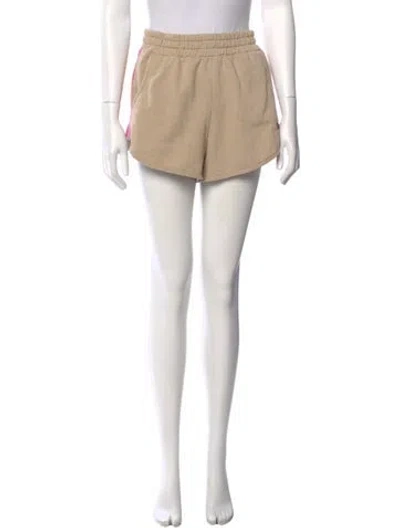 Pre-owned Aviator Nation Mini Shorts In Neutral