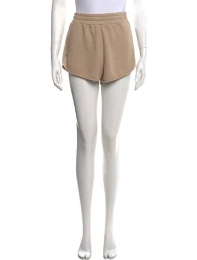 Pre-owned Aviator Nation Mini Shorts In Neutrals