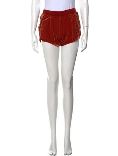 Pre-owned Aviator Nation Mini Shorts In Orange