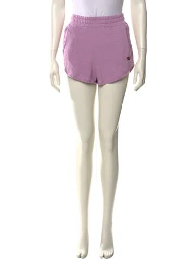 Pre-owned Aviator Nation Mini Shorts In Purple