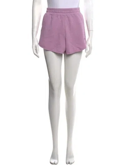 Pre-owned Aviator Nation Mini Shorts In Purple