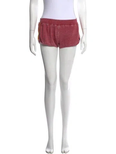 Pre-owned Aviator Nation Mini Shorts In Red