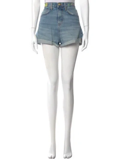 Pre-owned Aviator Nation Mini Shorts W/ Tags In Blue