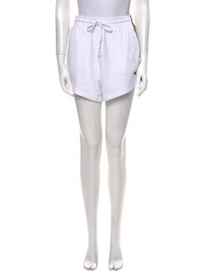 Pre-owned Aviator Nation Mini Shorts In White