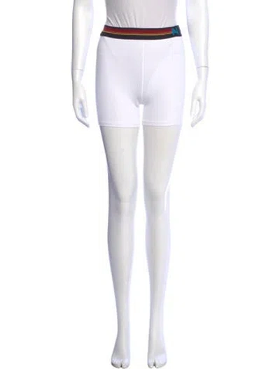 Pre-owned Aviator Nation Mini Shorts In White
