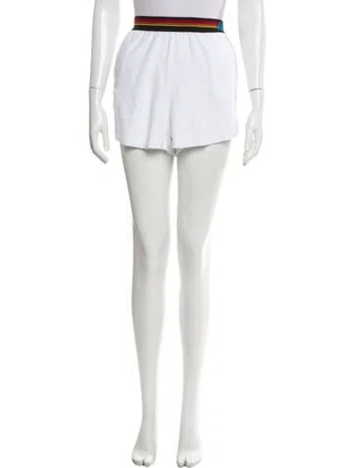 Pre-owned Aviator Nation Mini Shorts In White