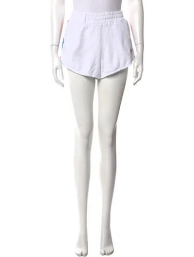 Pre-owned Aviator Nation Mini Shorts In White