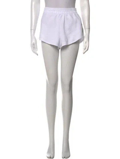 Pre-owned Aviator Nation Mini Shorts In White