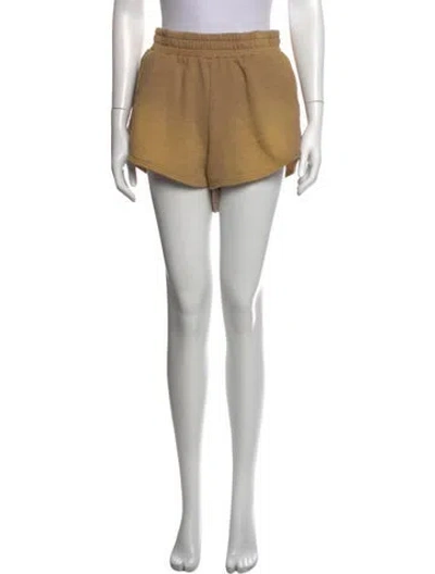 Pre-owned Aviator Nation Mini Shorts In Yellow