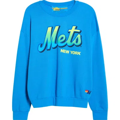 Aviator Nation New York Mets Graphic Sweatshirt In Blue