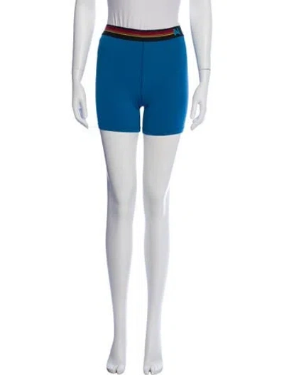 Pre-owned Aviator Nation Nylon Mini Shorts In Blue