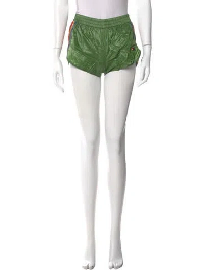 Pre-owned Aviator Nation Nylon Mini Shorts In Green