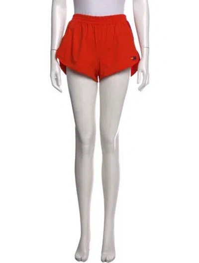 Pre-owned Aviator Nation Nylon Mini Shorts In Orange