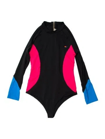 Pre-owned Aviator Nation One-piece In Black