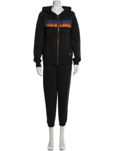 Pre-owned Aviator Nation Pant Set In Gray