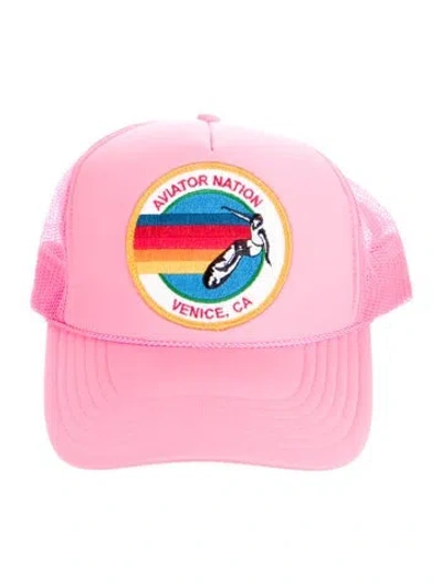 Pre-owned Aviator Nation Pattern Print Baseball Cap In Multi