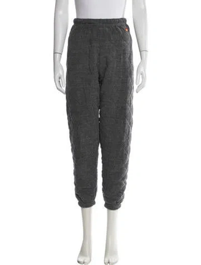 Pre-owned Aviator Nation Patterned Sweatpants In Gray