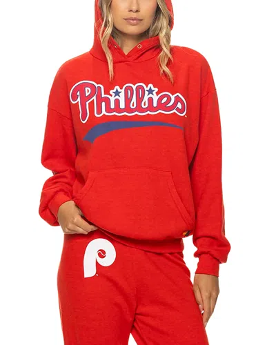 Aviator Nation Philadelphia Phillies 2026 Graphic Hooded Sweatshirt In Red