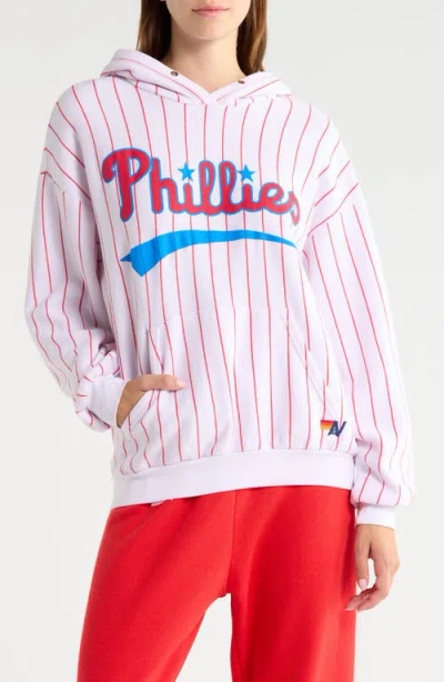 Aviator Nation Philadelphia Phillies Graphic Hoodie In Pink