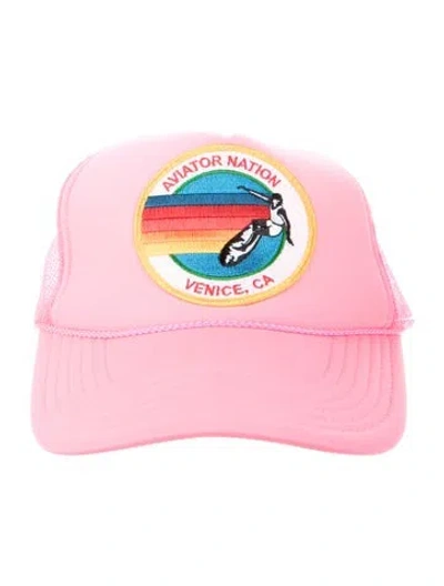 Pre-owned Aviator Nation Pink Nylon  Trucker Hat