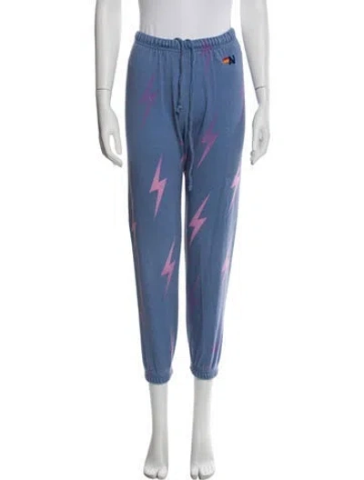 Pre-owned Aviator Nation Printed Sweatpants In Multi