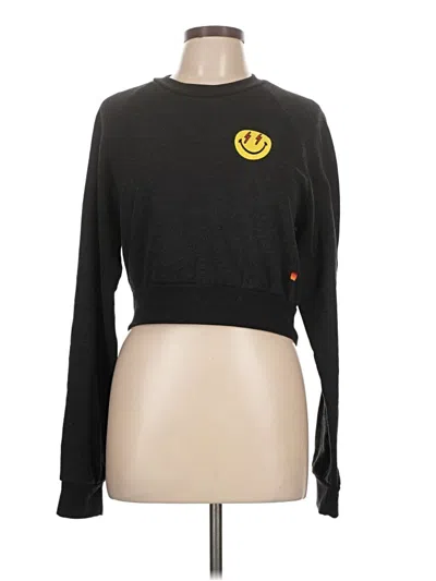 Pre-owned Aviator Nation Pullover Sweater In Black