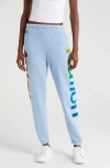 Aviator Nation Rainbow Logo Sweatpants In Ice