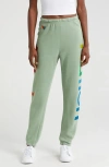 Aviator Nation Rainbow Logo Sweatpants In Sage