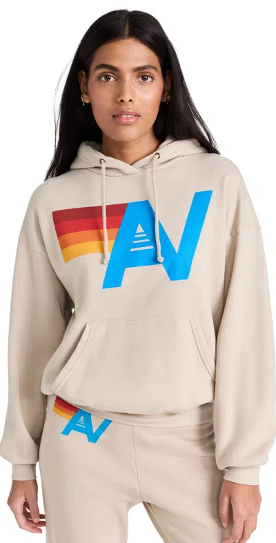 Aviator Nation Relaxed Pullover Hoodie Sand