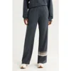 Aviator Nation Rugby Stitch Wide Leg Sweatpants