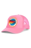 Aviator Nation Signature As Vintage Low Rise Trucker Hat In Pink