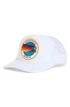 Aviator Nation Signature As Vintage Low Rise Trucker Hat In White