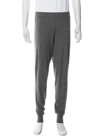 Pre-owned Aviator Nation Signature Logo Lounge Bottoms In Gray