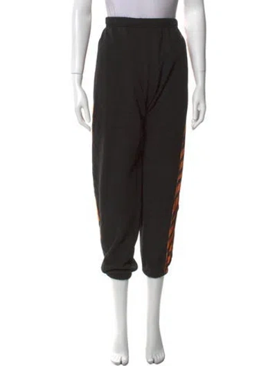 Pre-owned Aviator Nation Skinny Leg Pants In Black