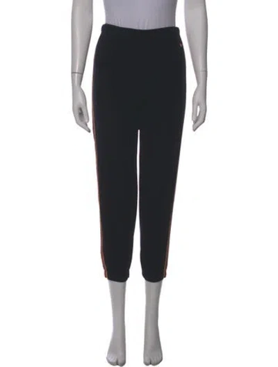 Pre-owned Aviator Nation Skinny Leg Pants In Black