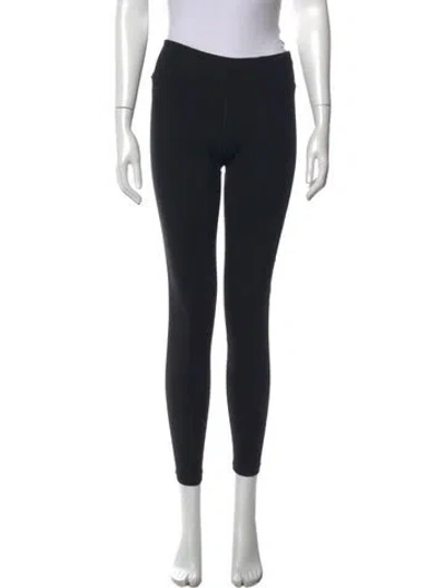 Pre-owned Aviator Nation Skinny Leg Pants In Black
