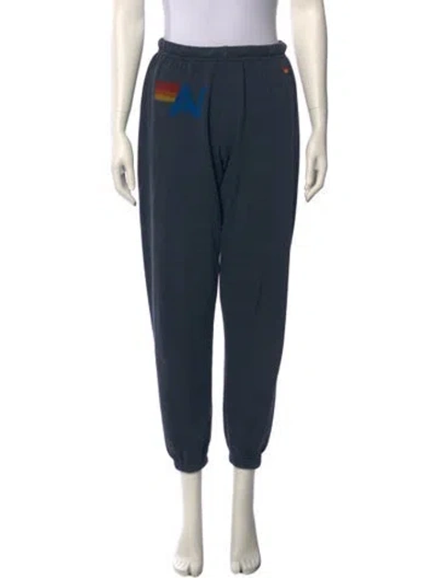 Pre-owned Aviator Nation Skinny Leg Pants In Blue