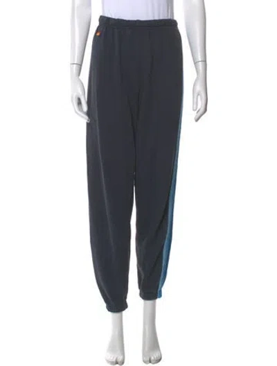 Pre-owned Aviator Nation Skinny Leg Pants In Blue
