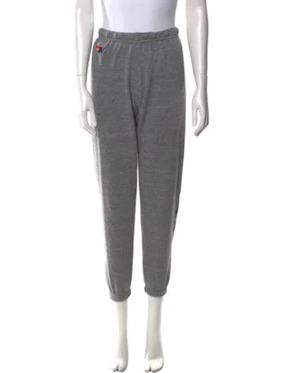 Pre-owned Aviator Nation Skinny Leg Pants In Gray