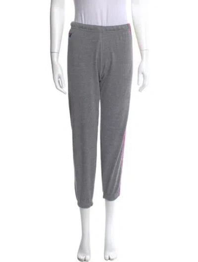 Pre-owned Aviator Nation Skinny Leg Pants In Gray