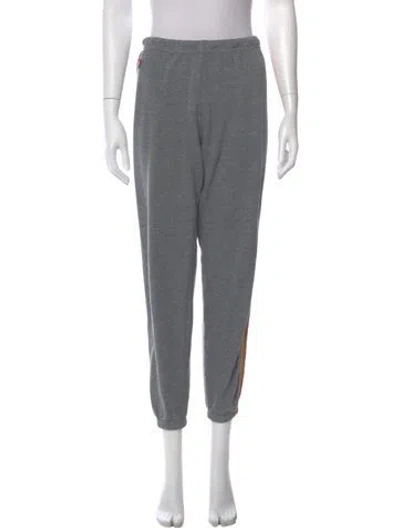 Pre-owned Aviator Nation Skinny Leg Pants In Gray