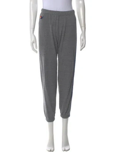 Pre-owned Aviator Nation Skinny Leg Pants In Gray