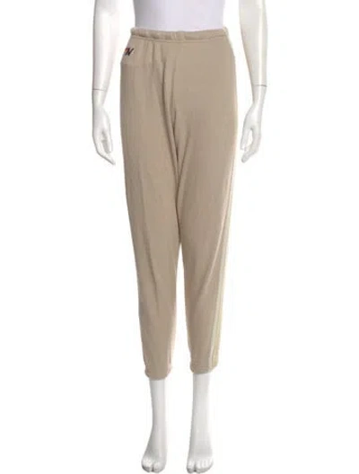 Pre-owned Aviator Nation Skinny Leg Pants In Neutral