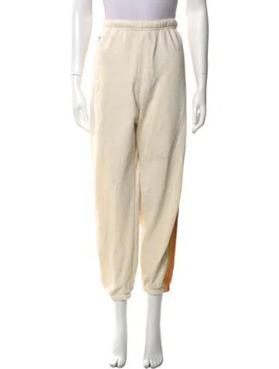 Pre-owned Aviator Nation Skinny Leg Pants In Neutral
