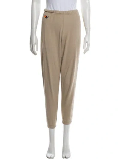 Pre-owned Aviator Nation Skinny Leg Pants In Neutral