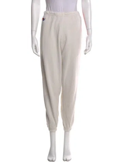 Pre-owned Aviator Nation Skinny Leg Pants In Neutral