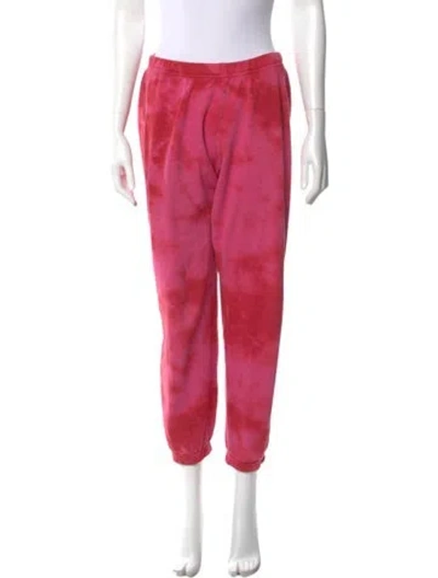 Pre-owned Aviator Nation Skinny Leg Pants In Pink
