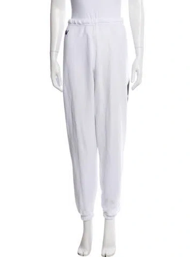 Pre-owned Aviator Nation Skinny Leg Pants In White