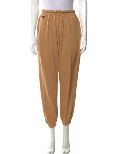 Pre-owned Aviator Nation Skinny Leg Pants In Yellow