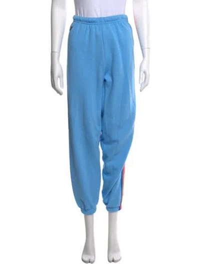 Pre-owned Aviator Nation Straight Leg Pants In Blue